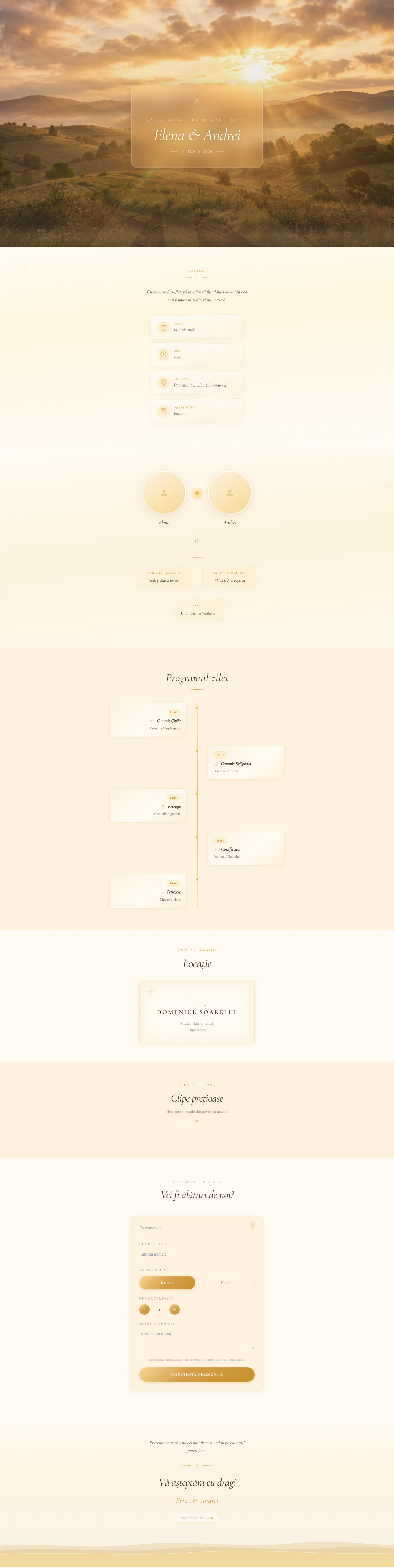 Golden Morning — desktop