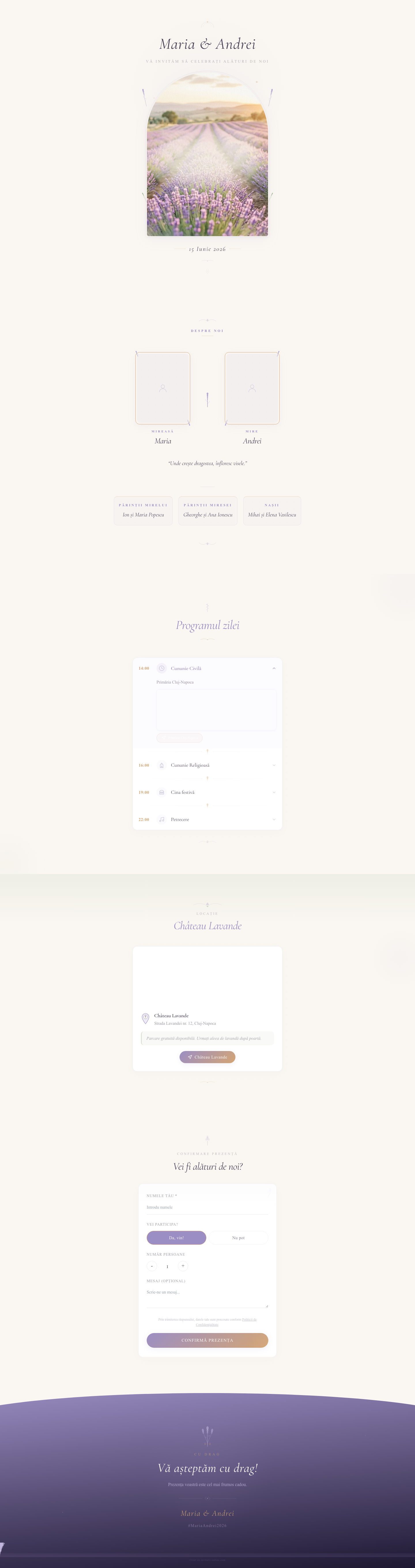 Lavender Dreams — desktop
