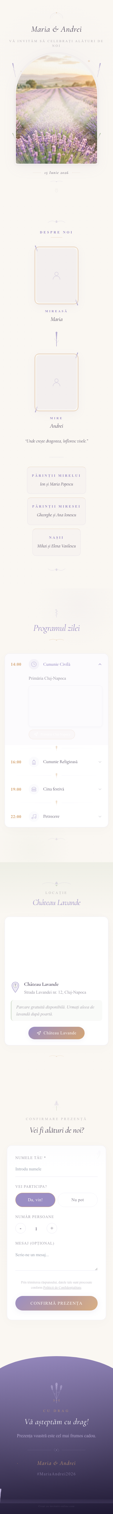 Lavender Dreams — mobil