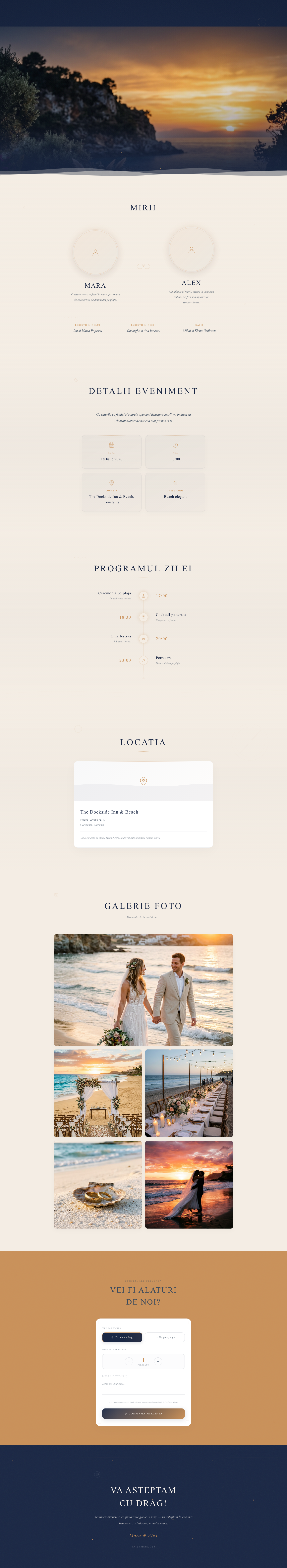 Seaside Romance — desktop