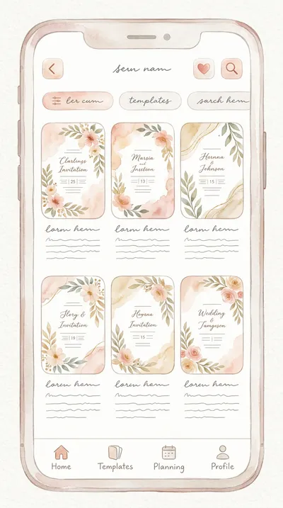 Galerie de modele de invitații