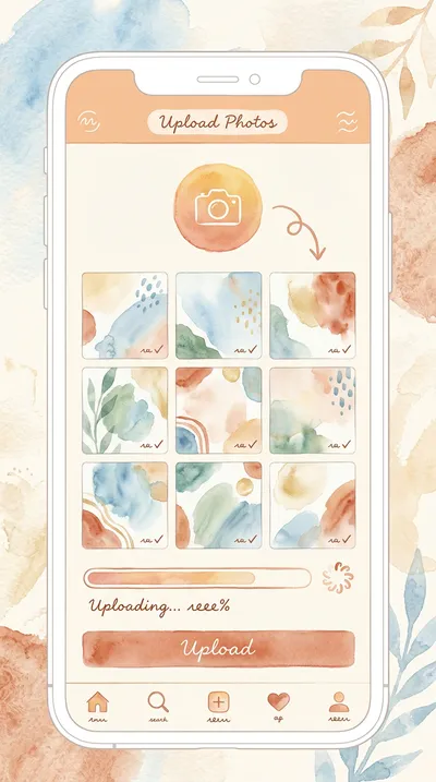 Upload fotografii de pe telefon