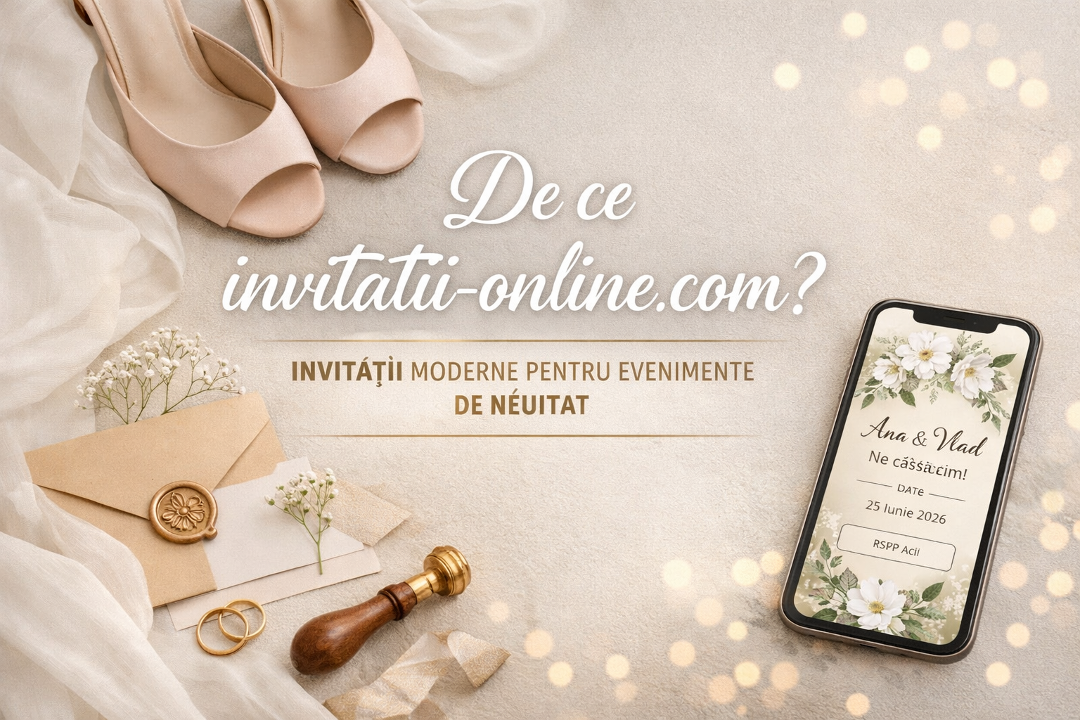 De ce invitatii-online.com? O nouă generație de invitații pentru evenimente moderne