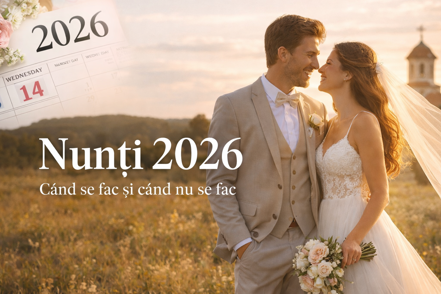 Nunți 2026: când se fac și când nu se fac