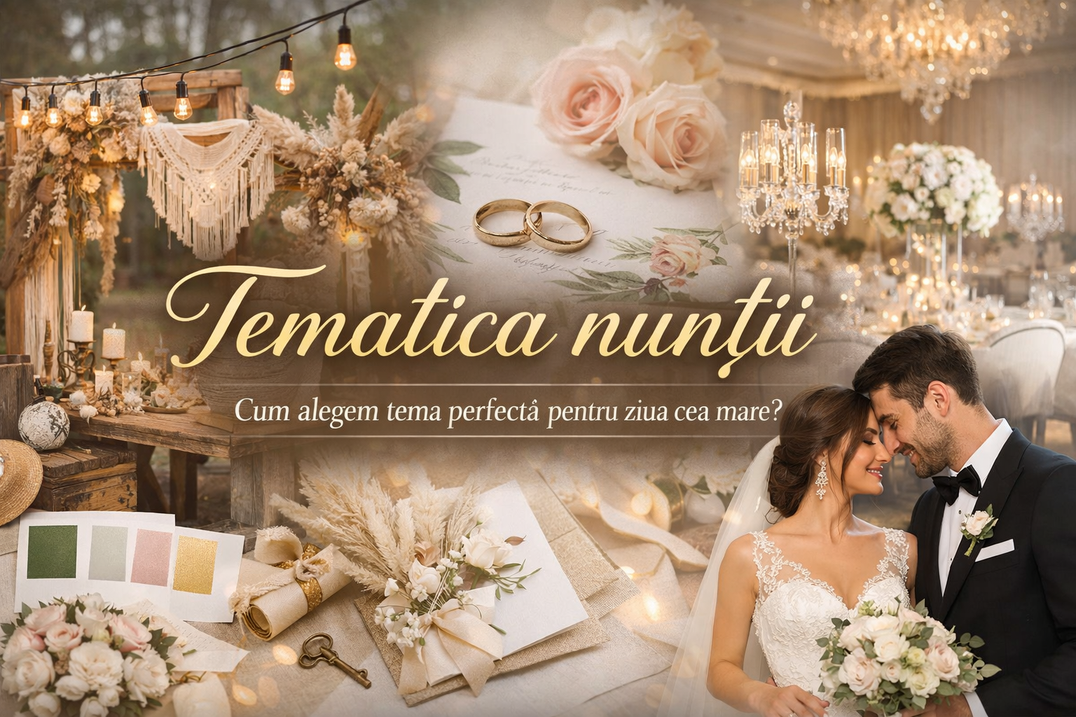 Tematica nunții – Cum alegem tema perfectă pentru nuntă?