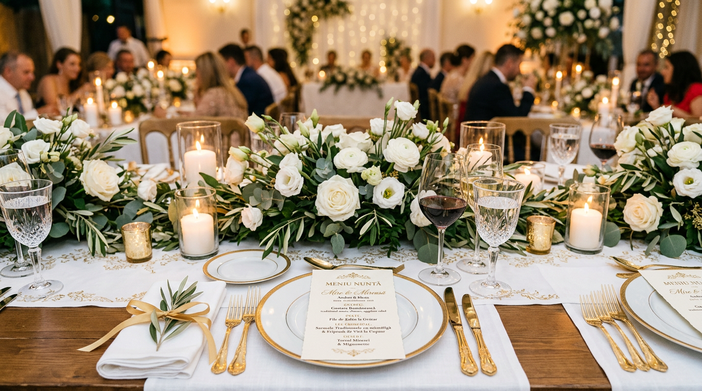 Meniu de nuntă perfect: idei și sfaturi pentru 2026