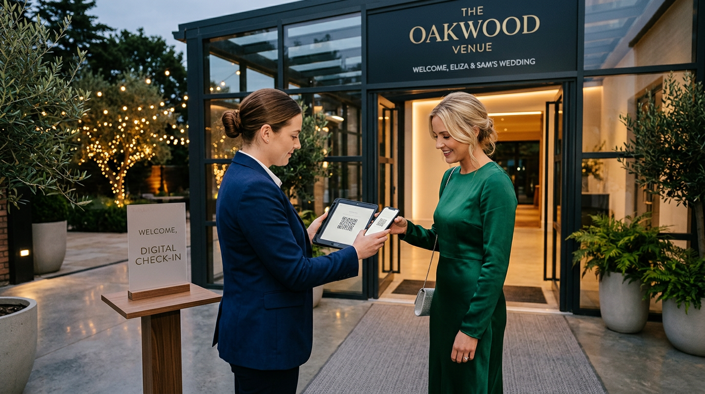 Smart Check-in pentru nuntă: fără liste, fără cozi