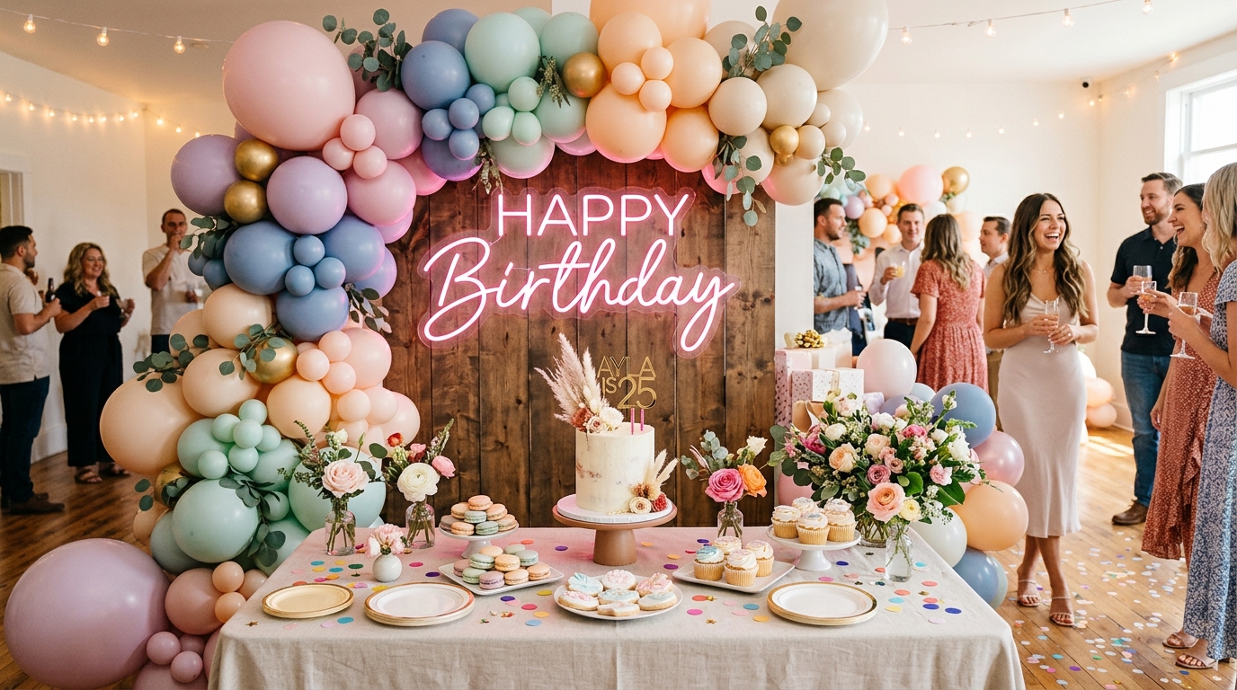 Petreceri aniversare originale: idei de trend pentru 2026