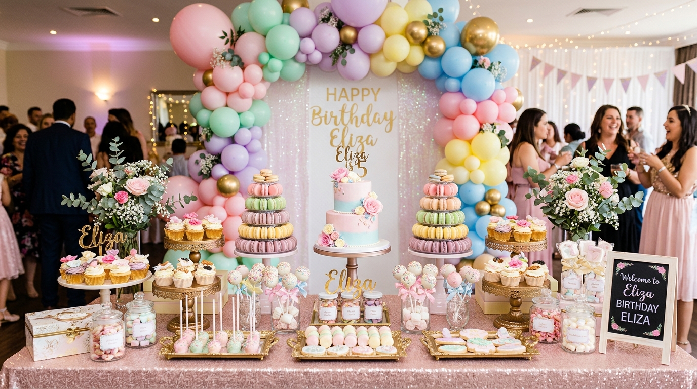 Candy bar spectaculos: idei creative pentru aniversări în 2026