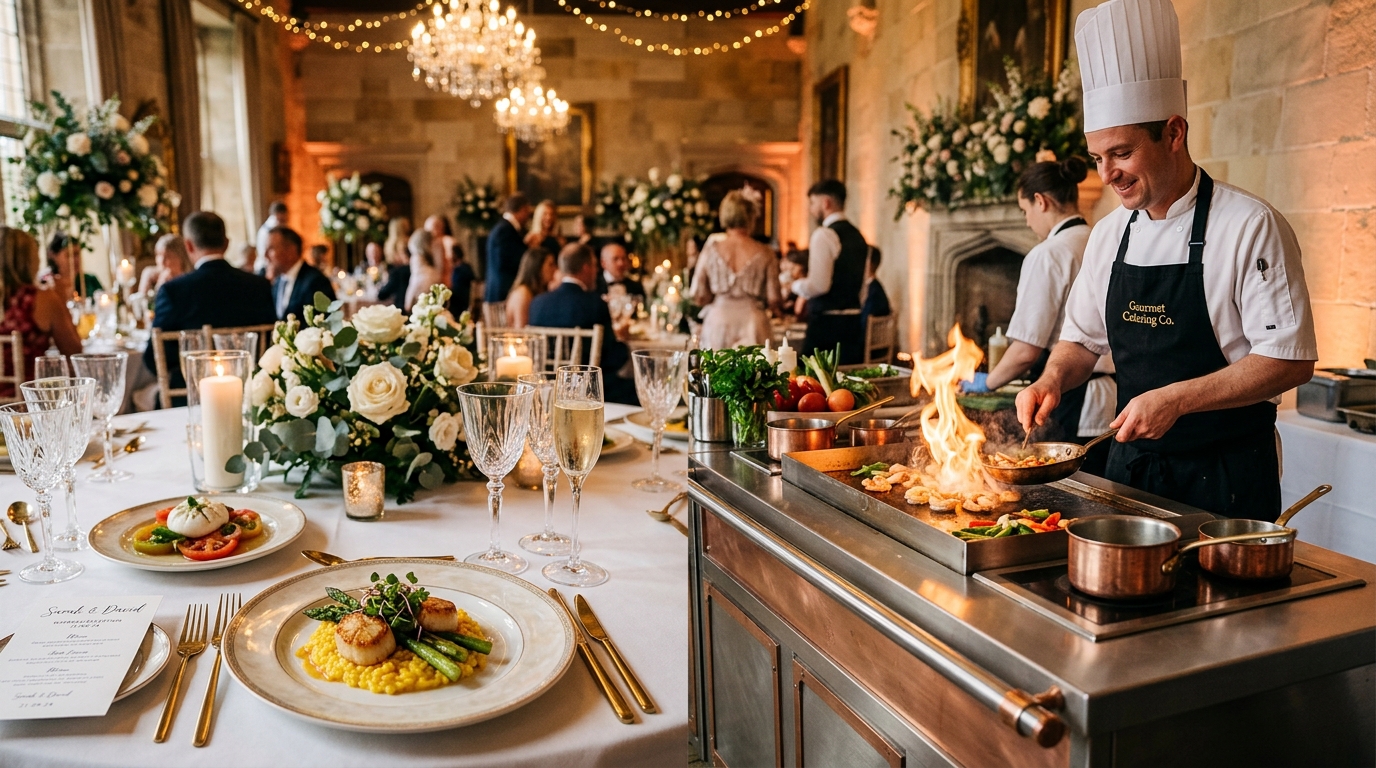 Tendințe catering 2026: meniuri moderne pentru nunți