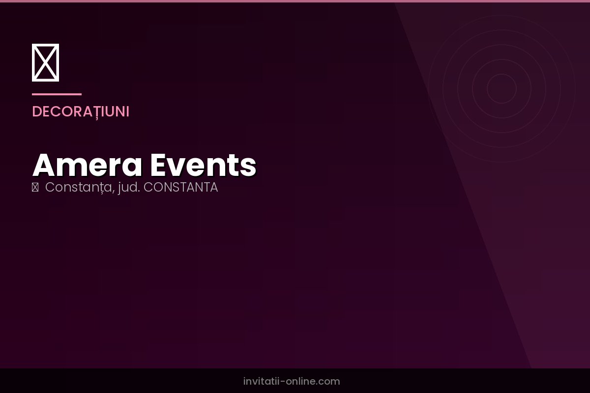 Amera Events