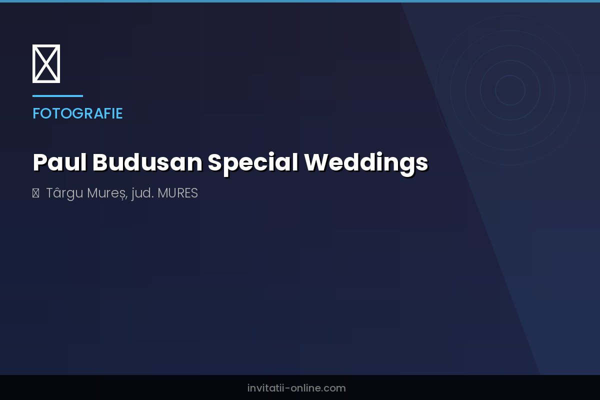 Paul Budusan Special Weddings